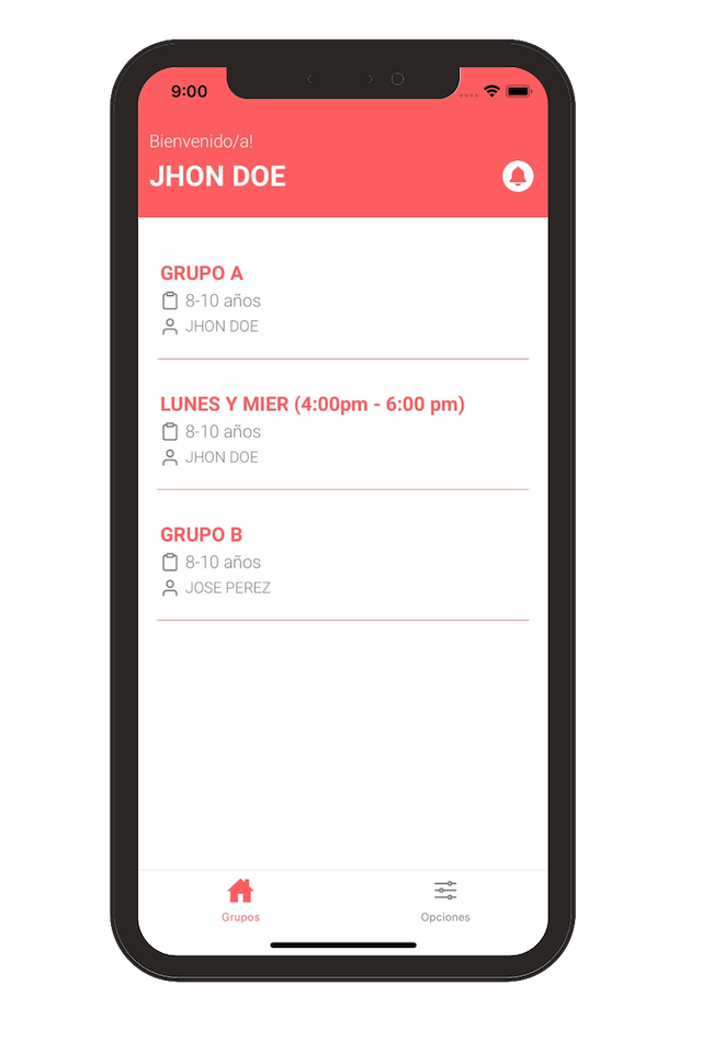 AttendCheck - Pantalla de cobros